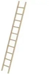 Munk Anlegeleiter Holz 33110 ohne Traverse 10 Sprossen