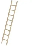 Munk Anlegeleiter Holz 33108 ohne Traverse 8 Sprossen