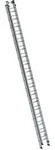Schiebeleiter, Aluminium, 2-teilig, 2 x 18 Sprossen, rutschsichere