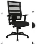 Topstar B&uuml;rodrehstuhl Bandscheiben Schreibtischstuhl Drehstuhl B&uuml;rostuhl schwarz