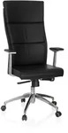 B&uuml;rostuhl / Chefsessel MONZA 20 Leder schwarz hjh OFFICE