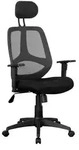 Amstyle B&uuml;rostuhl 127 x 61 x 57 cm Schwarz