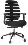 B&uuml;rostuhl / Drehstuhl ERGO LINE II Stoff schwarz hjh OFFICE