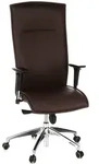 B&uuml;rostuhl / Chefsessel MURANO 20 Leder dunkelbraun hjh OFFICE
