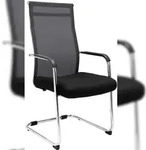 CLP Besucherstuhl Brenda Kunstleder HBT: 107x54x65 cm schwarz