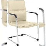 CLP Freischwinger Seattle Kunstleder Kunstleder HBT: 92x57x59 cm creme