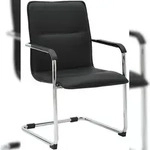 CLP Freischwinger Seattle Kunstleder Kunstleder HBT: 92x57x59 cm schwarz