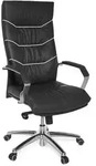 FineBuy XXL Chefsessel Echtleder schwarz B&uuml;rostuhl Drehstuhl Schreibtischstuhl