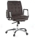 B&uuml;rostuhl / Chefsessel VILLA 10 Nappaleder braun hjh OFFICE