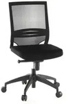 B&uuml;rostuhl / Chefsessel PORTO ECO Sitz Stoff / R&uuml;cken Netz schwarz hjh OFFICE