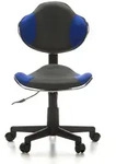 Kinderschreibtischstuhl / Kinderstuhl KIDDY GTI-2 Stoff grau / blau hjh OFFICE