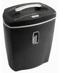 GENIE 580 Aktenvernichter 10 Blatt Partikelschnitt und CD Vernichtung schwarz