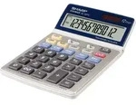 Sharp Kaufmm&auml;nischer Rechner SHAEL337 mit beweglichem Display, 12-stellig