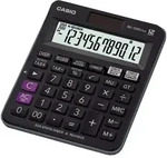 Casio Tischrechner MJ-120D, 12-stellige LCD-Anzeige, Solar und Batterie, Batterie