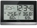 Technoline WS 9255 - moderne Wetterstation, schwarz