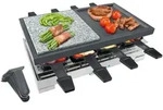 Steba Multi Raclette RC 88 mit Grillplatte und Naturstein, Ablage f&uuml;r Pf&auml;nnchen und
