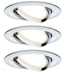 Paulmann LED Einbauleuchte Nova Plus Coin Basisset schwenkbar rund 84mm 50&deg;...