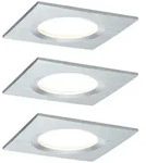 Paulmann LED Einbauleuchte Nova Plus Coin Basisset starr IP44 eckig 78x78mm Coin