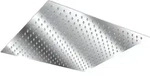tectake Regendusche aus Edelstahl, eckig - 30 x 30 cm silber