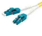 ROLINE LWL-Kabel Duplex, Single Mode 9/125&mu;m OS2, LC/LC, LSOH, gelb, 5 m