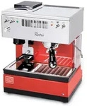 Quickmill Modell 0835 Retro Siebtr&auml;ger Espressomaschine, rot