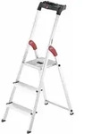 HAILO 3 Stufen L60 Alu-Sicherheits-Haushaltsleiter "L60 EasyClix" 3 Stufen