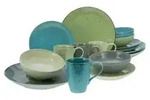 CreaTable Nature Collection bunt Kombiservice 16-tlg Steinzeug