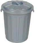 Keeeper Maxi Tonne Mats Kunststoff silber 23 Liter 42 x &Oslash; 36 cm (H X &Oslash; )
