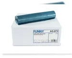 Funny M&uuml;lls&auml;cke, blau, 120 Liter, 150 St&uuml;ck, LDPE-Reg. Typ 100 (10 Rollen &aacute; 15