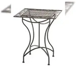 CLP Gartentisch Asina Metall HBT: 72x60x60 cm bronze