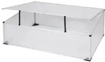 Lex Fr&uuml;hbeet Gew&auml;chshaus Aluminium Fr&uuml;hbeetkasten Pflanzenhaus 100x60x40cm