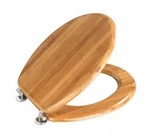 WENKO WC Sitz Mod. Bambus, Toilettensitz aus FSC&reg;-zertifiziertem Bambus