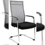 CLP Besucherstuhl Brenda Kunstleder HBT: 107x54x65 cm grau
