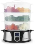 H.Koenig VAP12 Dampfgarer / 3 Garsch&uuml;ssel / 12 L Fassungsverm&ouml;gen / Timer / 1000 W