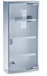 Zeller, Medizinschrank, Edelstahl
