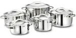 Kopf Topfset Stilo (Edelstahl, 10-teilig, inkl. 5 Deckel, Induktion)