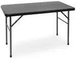 Relaxdays Gartentisch klappbar BASTIAN, rechteckig H x B x T: 74 x 121,5 x 61,5 cm,