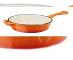 GSW Gusseisen Pfanne Orange Shadow 26 x 6cm mit 2 Ausg&uuml;ssen,...