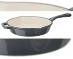 GSW Gusseisen Pfanne Grey Shadow 26 x 6cm mit 2 Ausg&uuml;ssen, induktionsgeeignet,