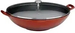 Kela Wok Calido Rund aus Gusseisen mit Emaillenbeschichtung H 17cm