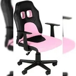 CLP Schreibtischstuhl Fun f&uuml;r Kinder schwarz/pink