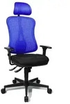 Drehstuhl mit Armlehnen Heaspoint SY blau