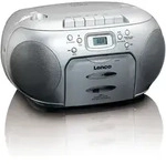LENCO SCD-420SI CD-Radio mit Kassette, silber