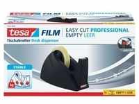 Tesa Tischabroller Easy Cut® 66 m x 25 mm, schwarz