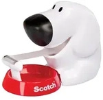 3M Scotch Tischabroller 'Dog', in Hundeform, best&uuml;ckt