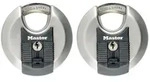 Master Lock Disc Schloss Excell Edelstahl 2er-Pack 70 mm M40EURT
