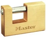Master Lock Gepanzertes Vorh&auml;ngeschloss Massivmessing 85 mm 608EURD