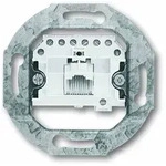 Busch-Jaeger Anschlussdose, Cat3, Unterputz, 1xRJ45 8(8), RAL9010, wei&szlig;, Schraube