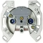 Astro GUT 123 Steckdose TV (koaxial) Edelstahl