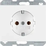 Berker SCHUKO-Steckdose pws/gl 47157009